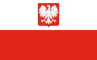 1955 state flag of Poland