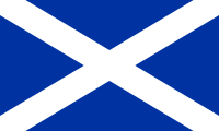 blue, white saltire